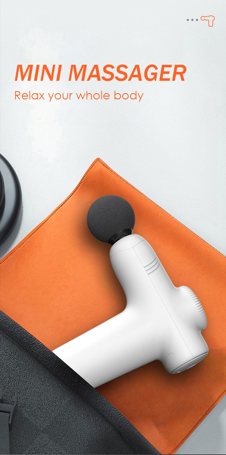 ZAYRON Recovery Mini — Massage Gun