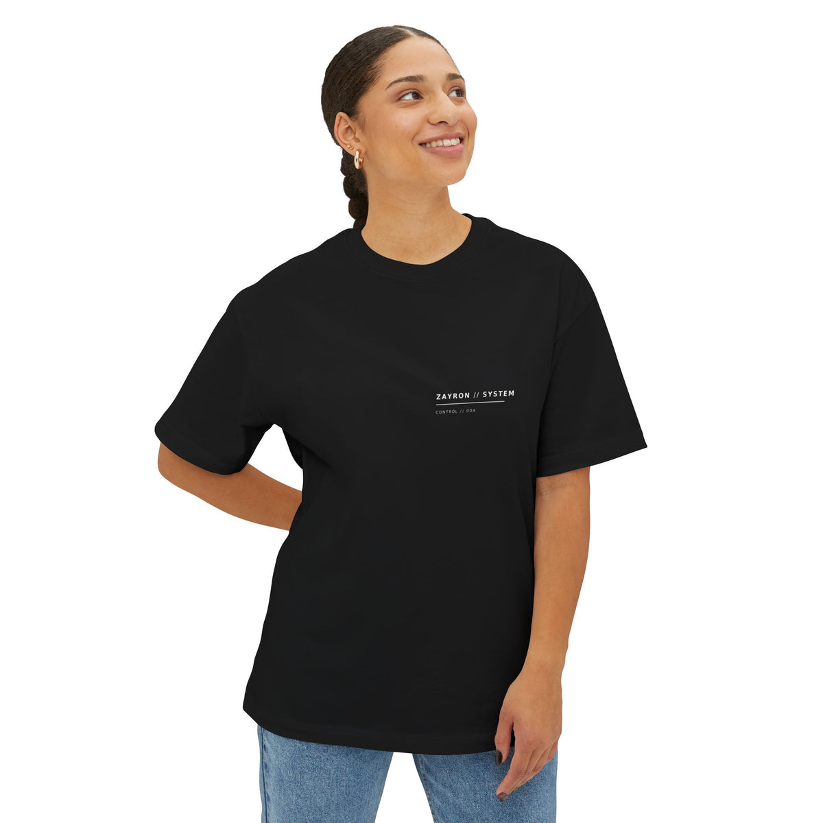 ZAYRON//SYSTEM - CONTROL // 004 Oversized Tee