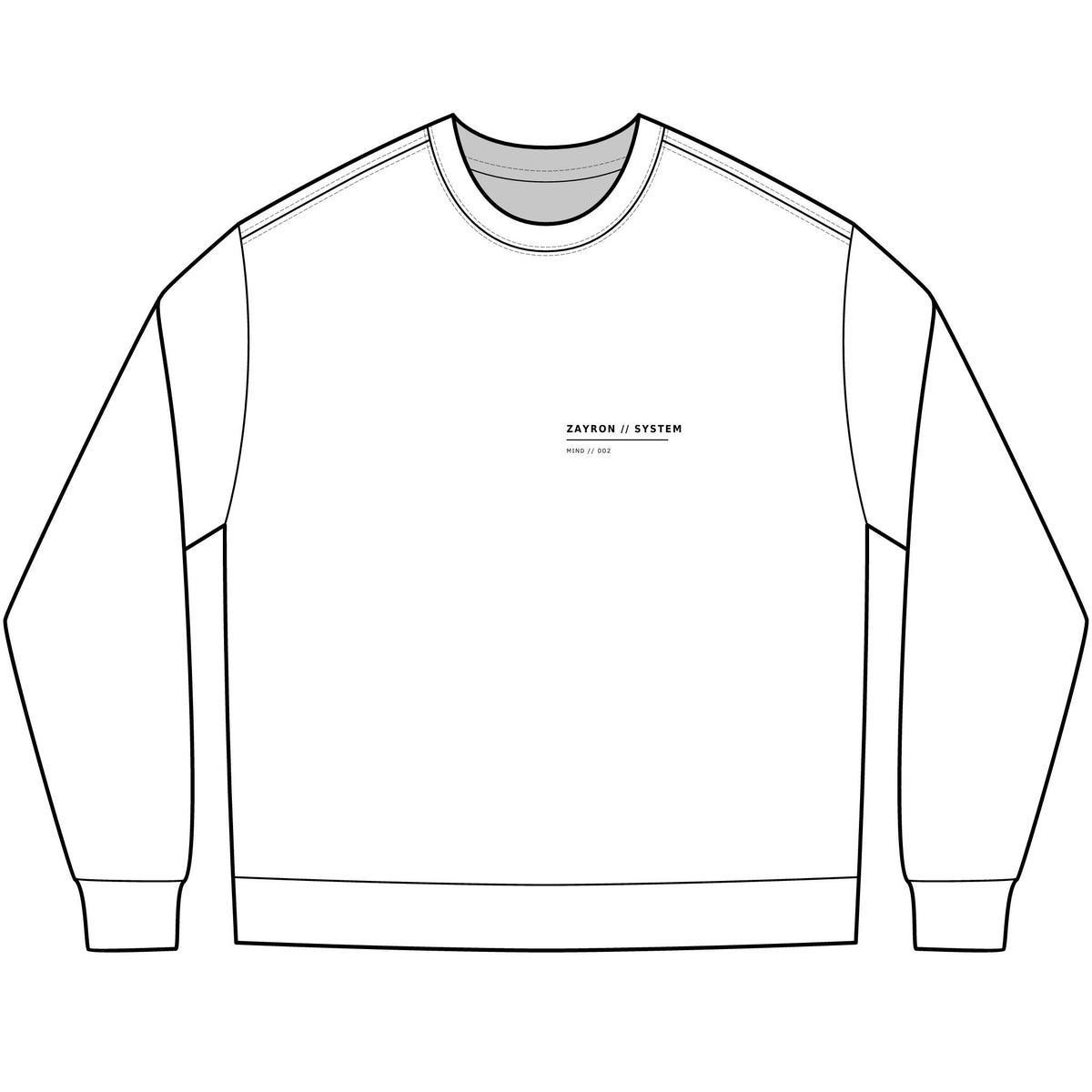 ZAYRON//SYSTEM - MIND // 002 Long Sleeve