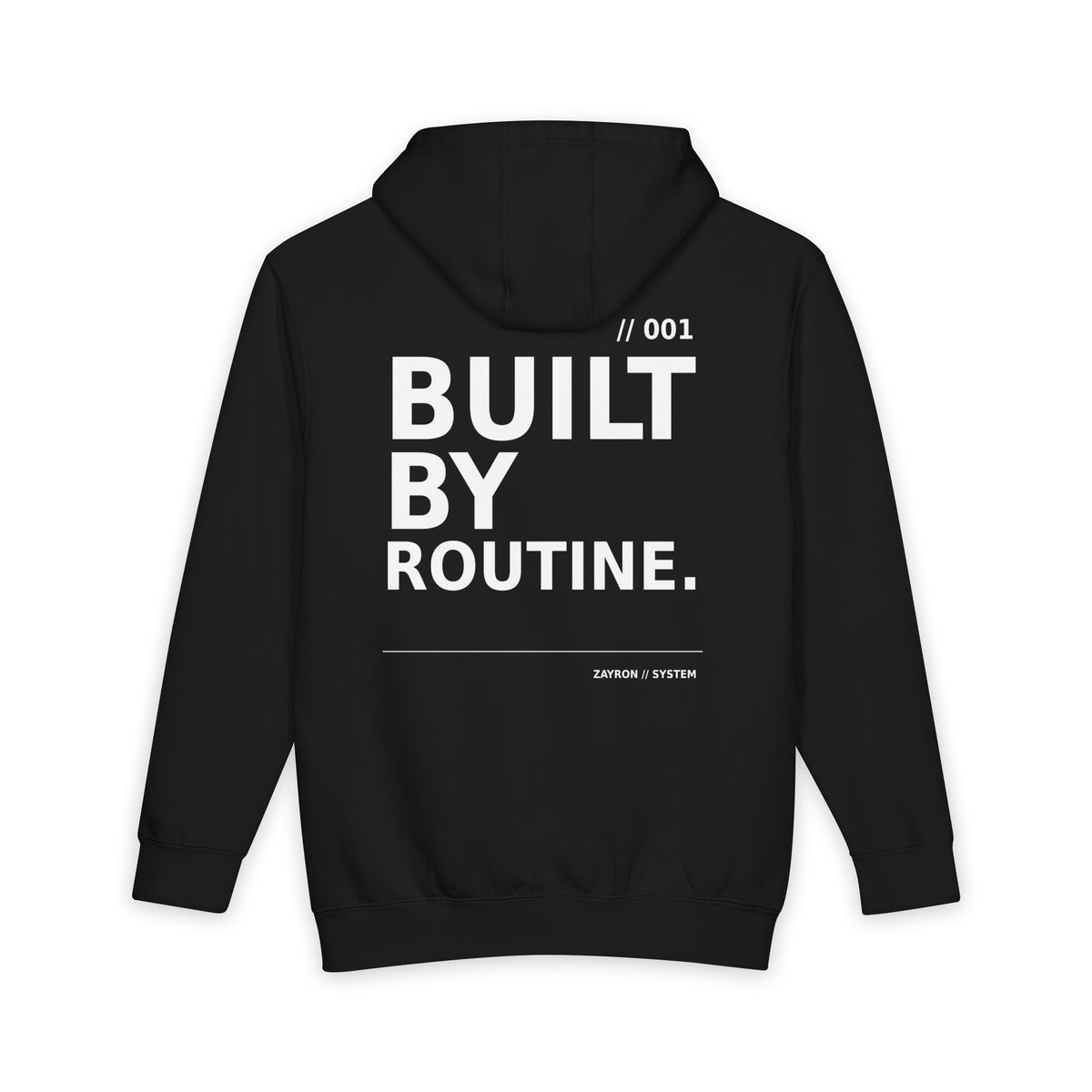 ZAYRON//SYSTEM - ROUTINE // 001 Heavyweight Hoodie